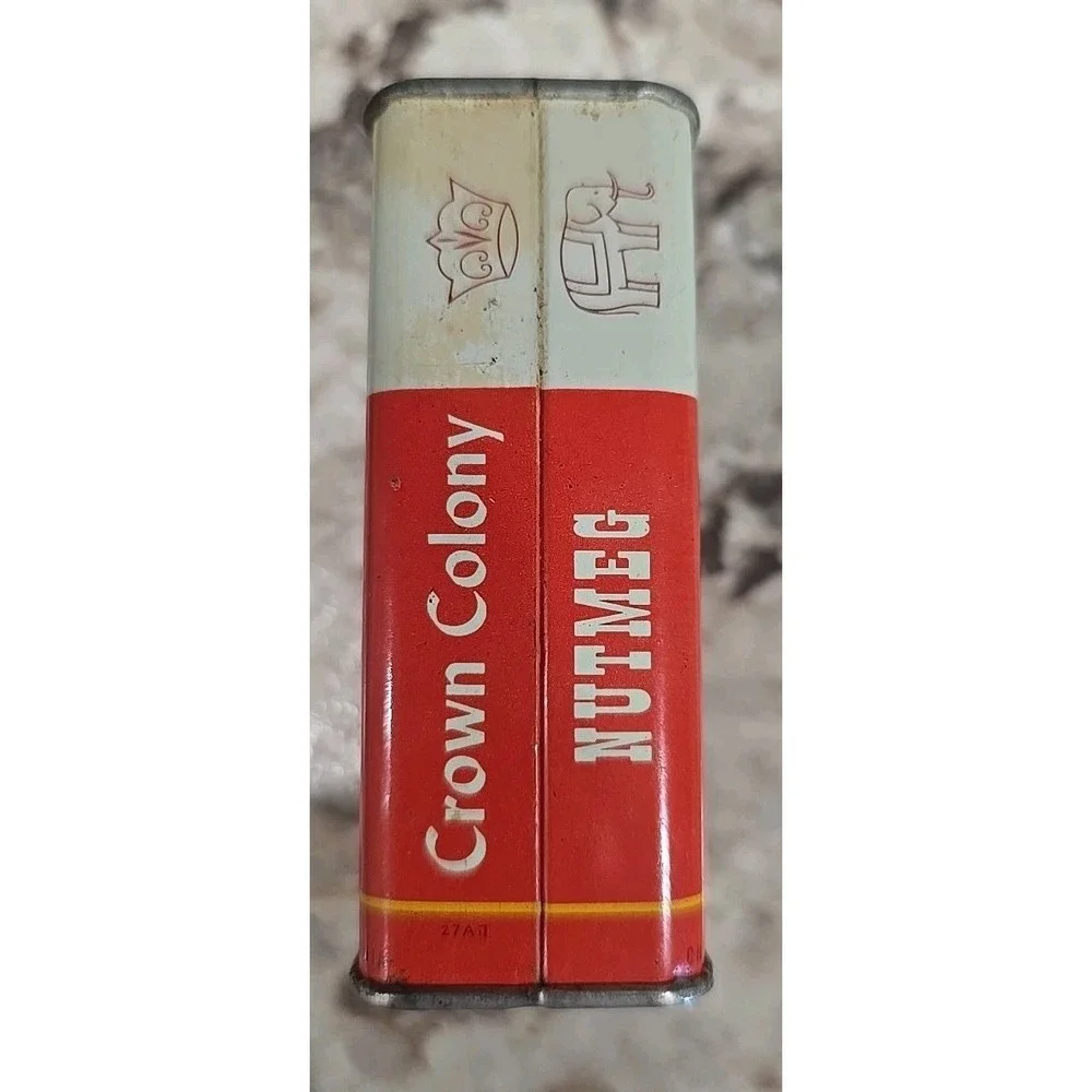 Vintage Crown Colony‎ Nutmeg Tin